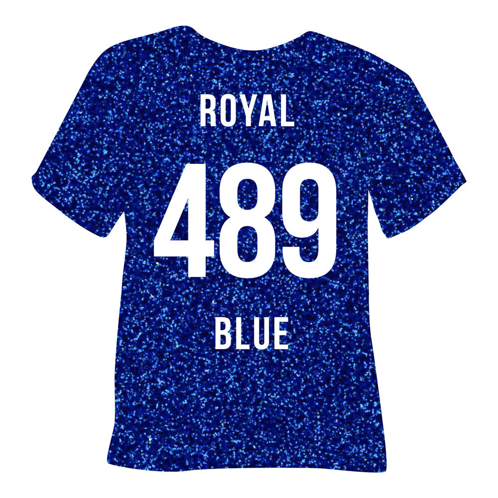 GLITTER ROYAL BLUE POLI FLEX PEARL - 489