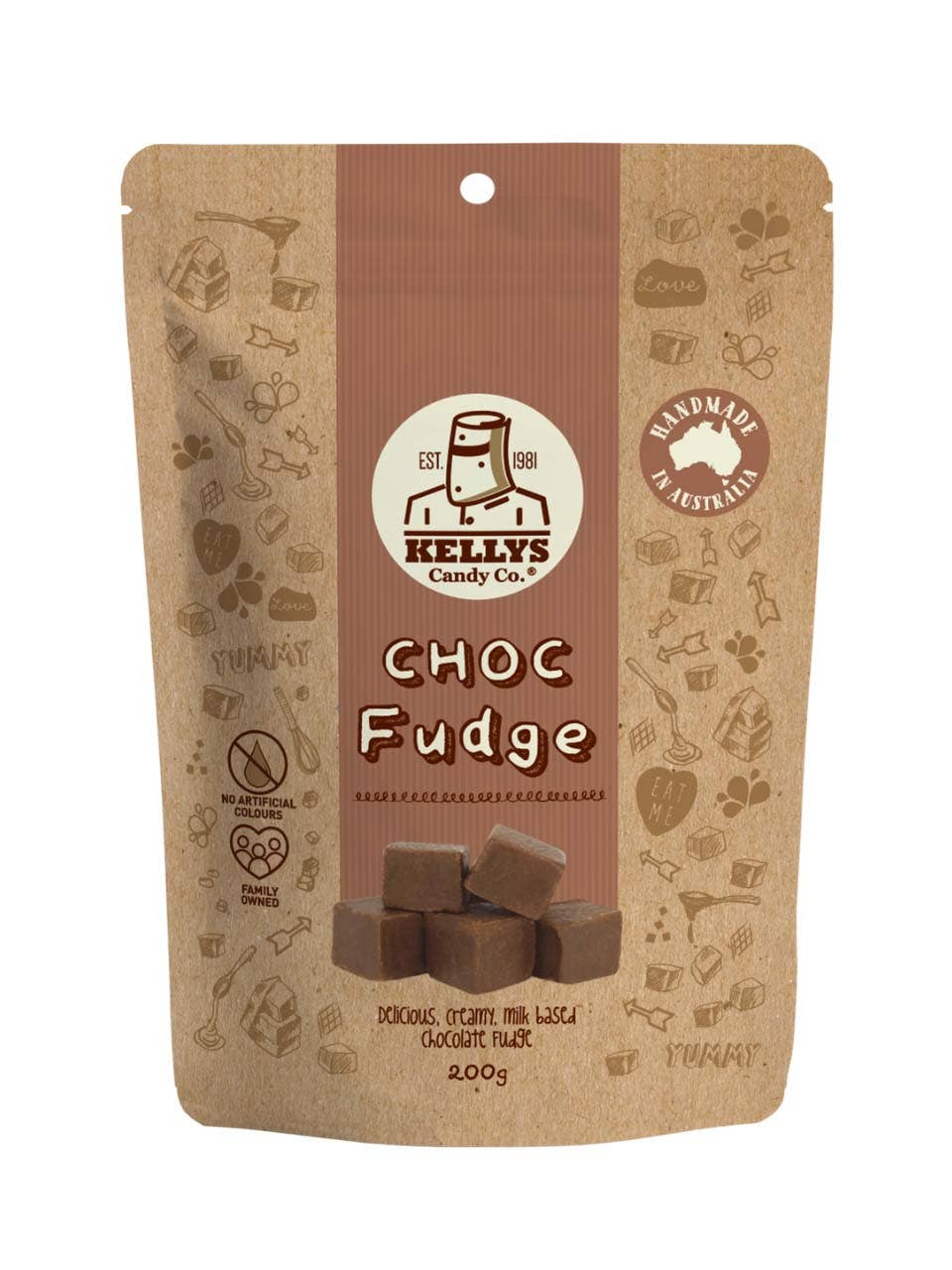 Choc Fudge - Pouch 200g