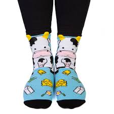 Holy Cow Grip Socks