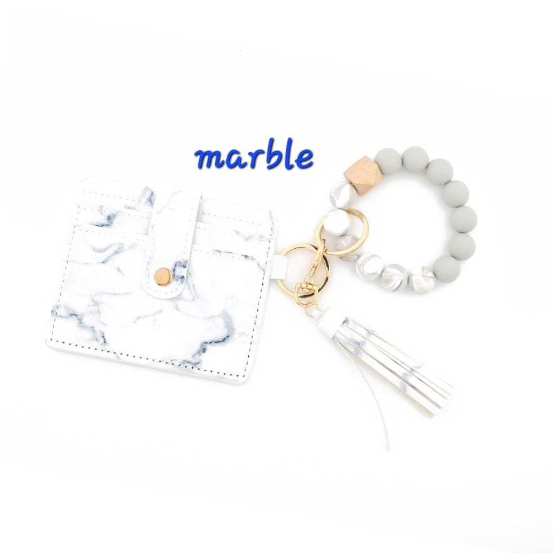 Silicone ID Wallet- MARBLE