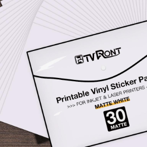 HTVRont Printable Vinyl Sticker PACK 30 MATTE