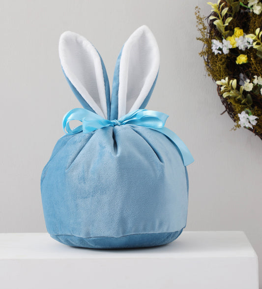 Velvet Bunny Bag BLANK - Blue