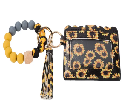Silicone ID Wallet- SUNFLOWER