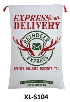 Express Delivery Christmas Sack S104 - Personalised