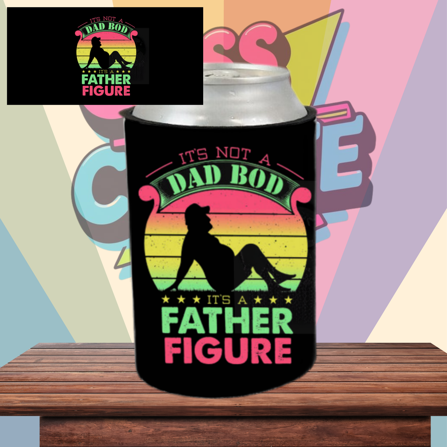 Dad Bod Neon style
