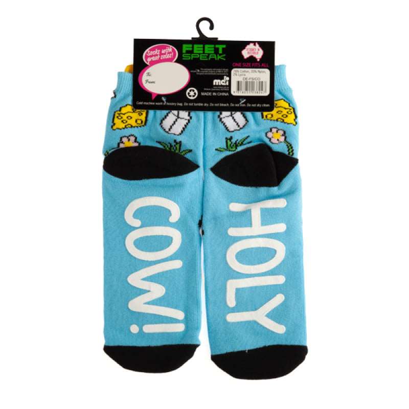 Holy Cow Grip Socks
