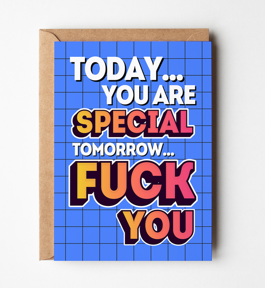 Sarcastic Greeting Card