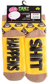 Smily Poo Grip Socks