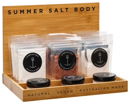 Summer Salt Body - Self Care Set: Charcoal / Vanilla & Orange / Coffee