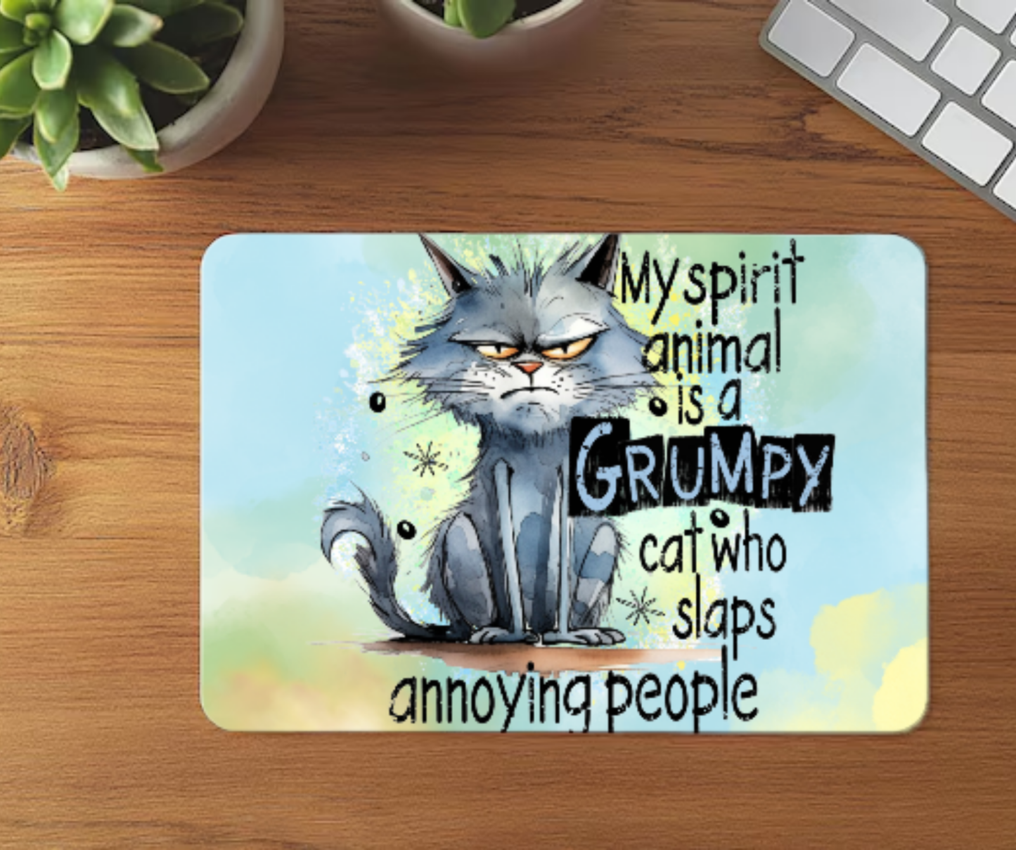 Grumpy Cat Mouse Mat