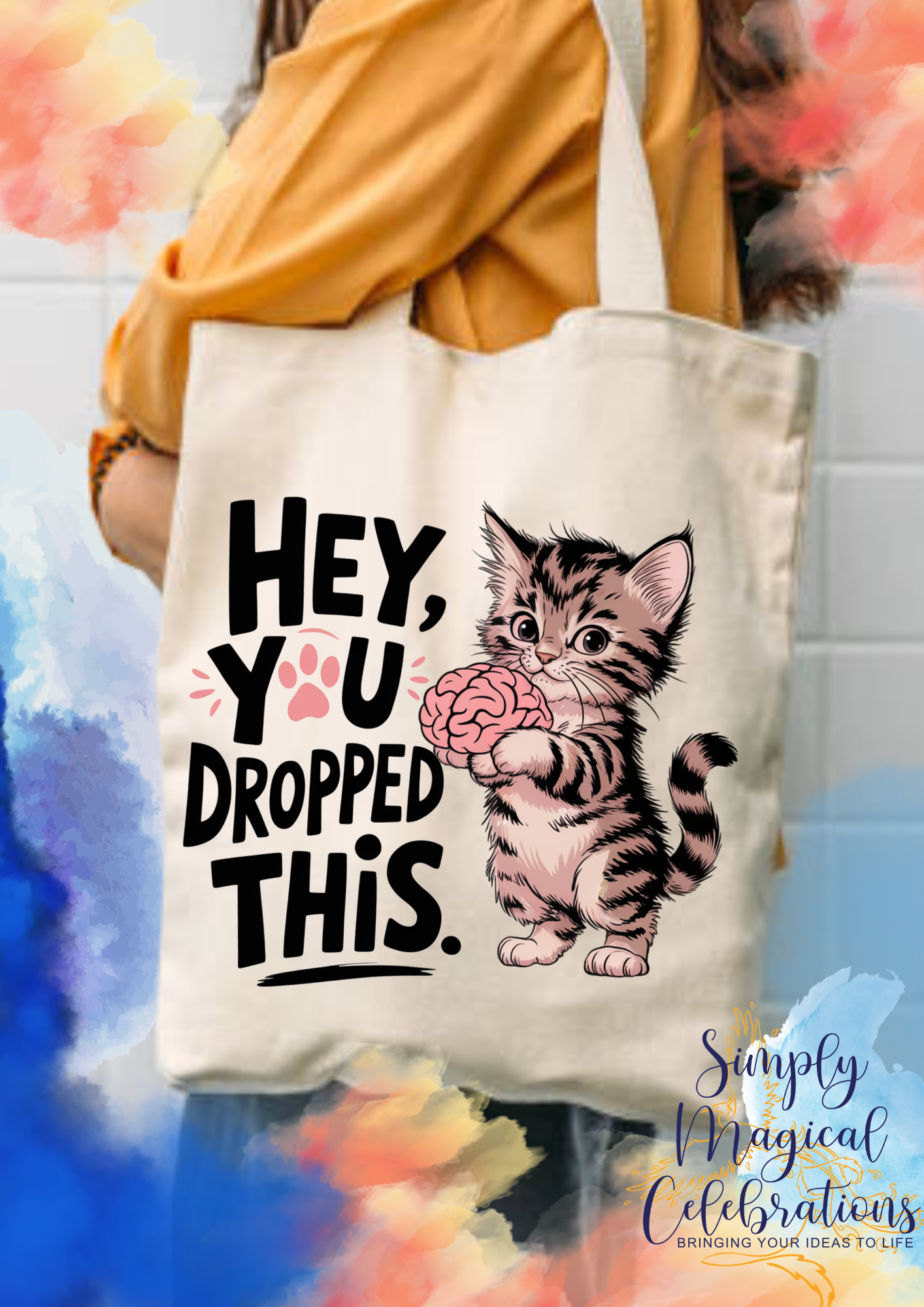 Cats got your Brain Tote