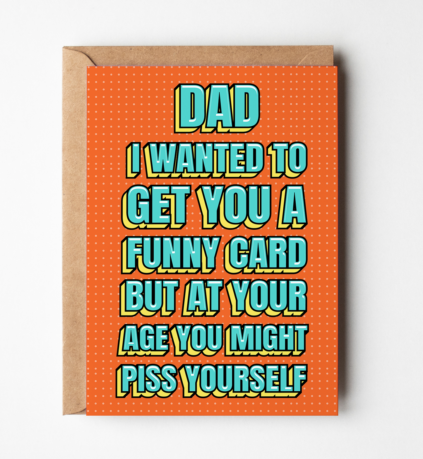 Sarcastic Greeting Card for Dad