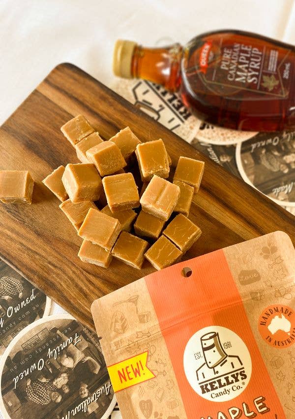Maple Flavoured Fudge - Pouch 180g