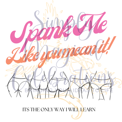 Spank Me Printed Cushion Cover