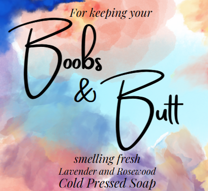 Boobs and Butt Cold Pressed Soap