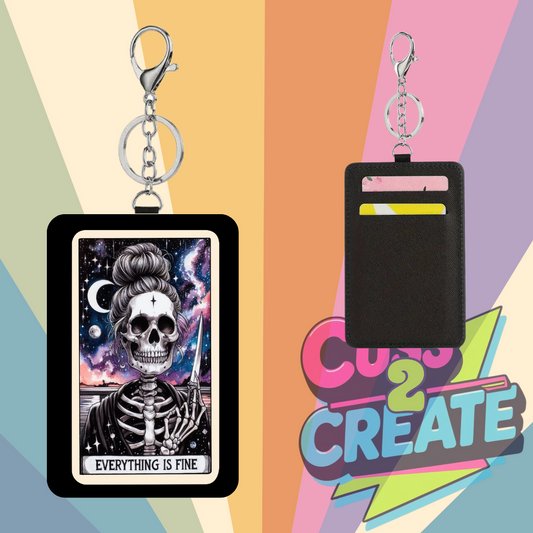 Tarot Card Everythings Fine Card Wallet