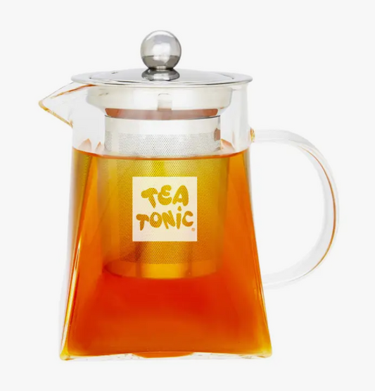 Square Glass Tea Pot - Tea Tonic