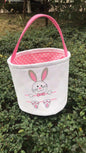 Pink Easter Bunny Bag Personalised