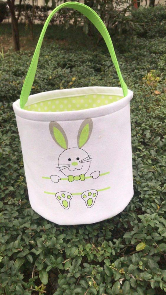 Green Easter Bunny Bag Personalised