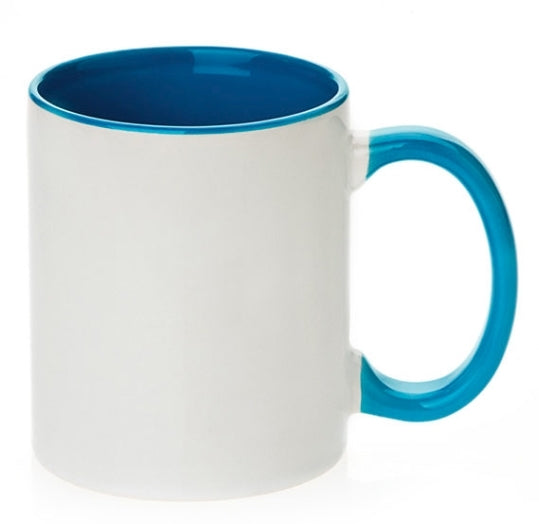 11oz Mug LIGHT BLUE BLANK