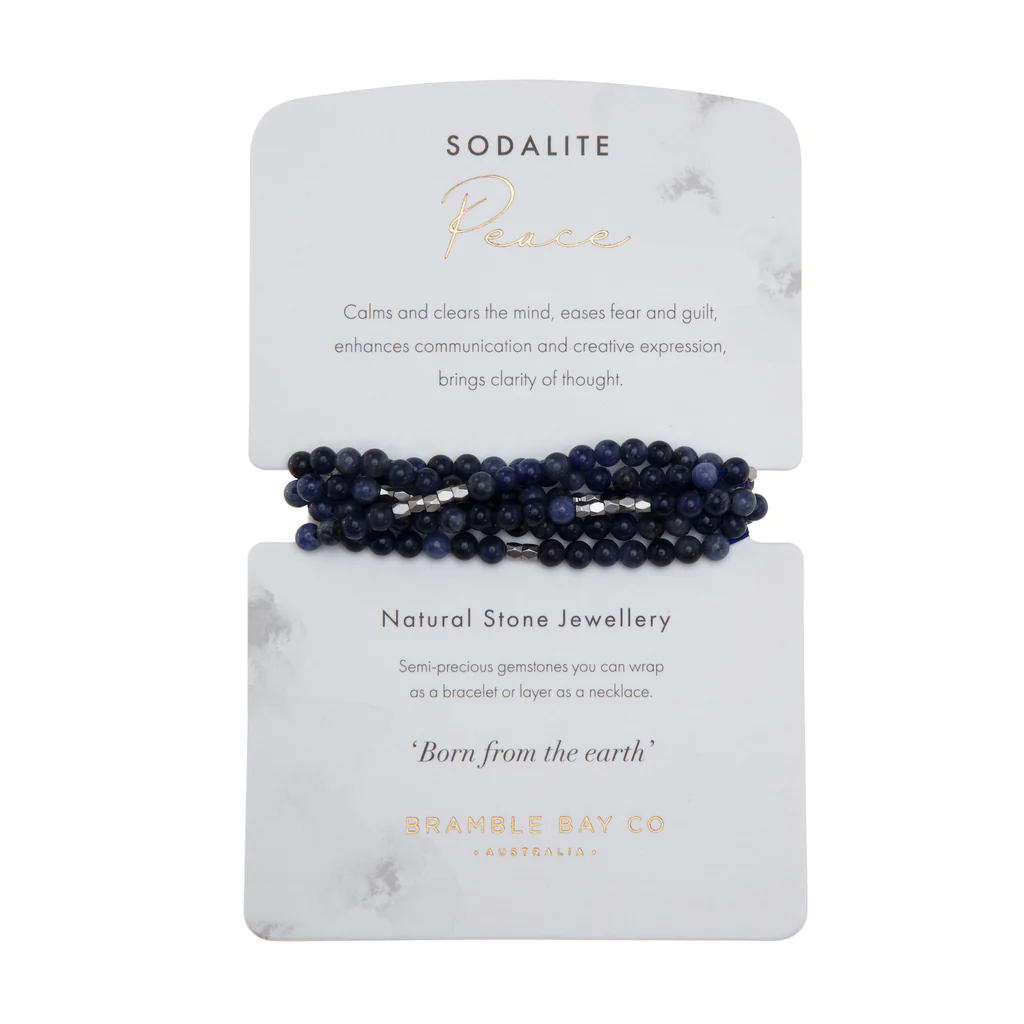 Sodalite Wrap Bracelet