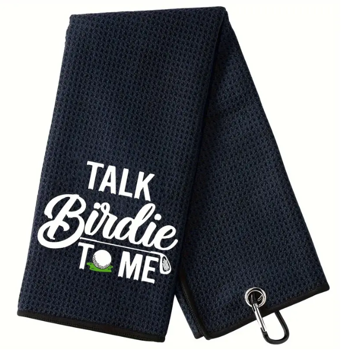 Golf Towel - Talk Birdie to me