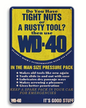 Metal Sign - WD-40