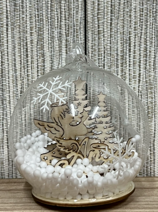 Light Up Angel Bauble