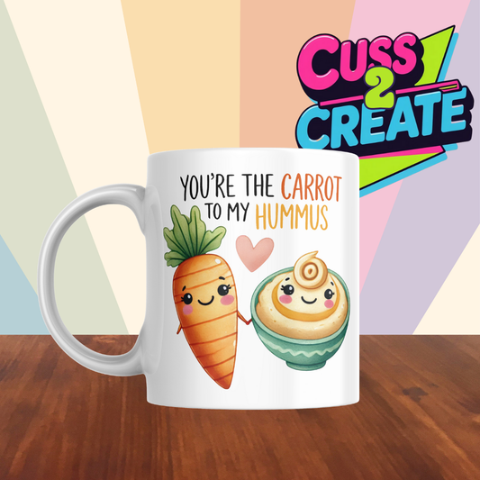 Cheesy Couples Mug - CARROT TO HUMMUS
