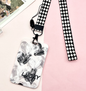 Lanyard with Card Holder - LUCKY BLACK