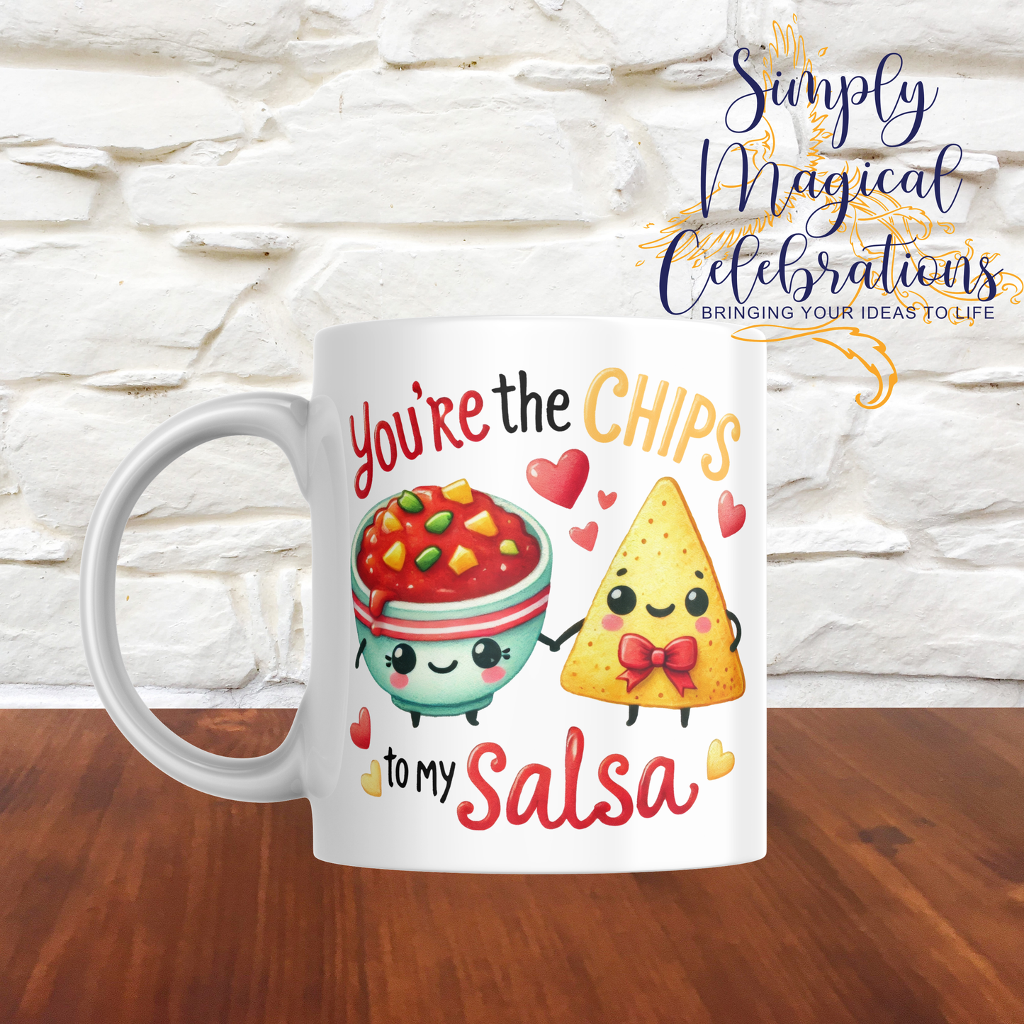 Cheesy Couples Mug  - CHIPS TO MY SALSA