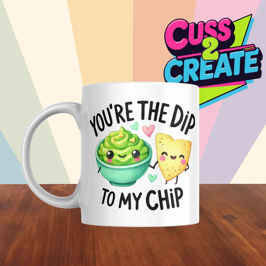 Cheesy Couples Mug - DIP TO MY CHIP