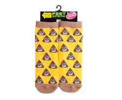 Smily Poo Grip Socks