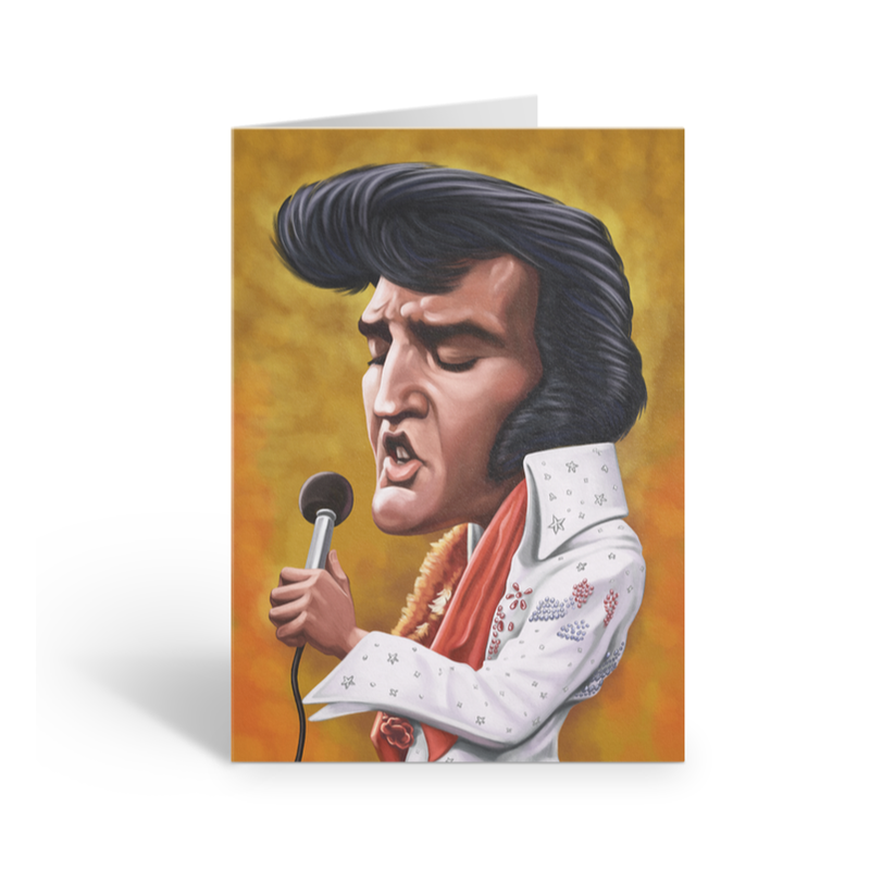 Elvis Loud Mouth Talking Card