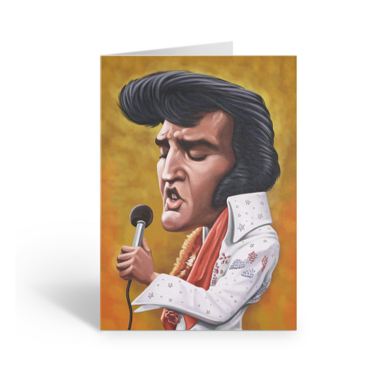 Elvis Loud Mouth Talking Card