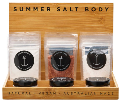 Summer Salt Body - Self Care Set: Charcoal / Vanilla & Orange / Coffee