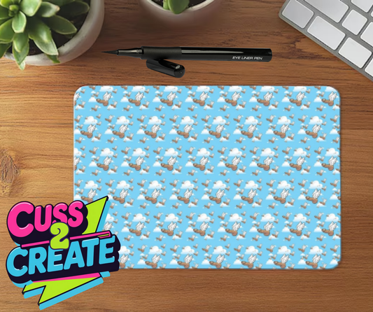 Flying Phallus Mouse Mat