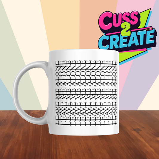 Leave Me Alone Tyre Tread Mug