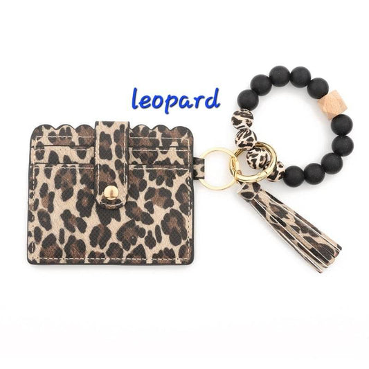 Silicone ID Wallet- LEOPARD