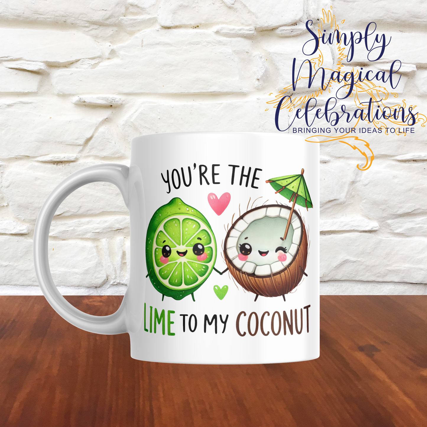 Cheesy Couples Mug - LIME TO COCONUT