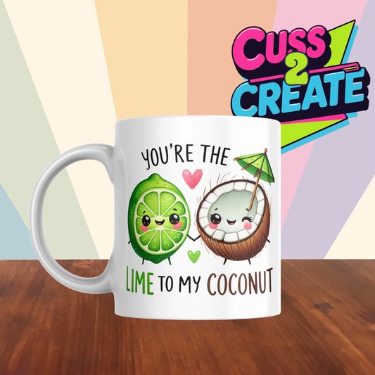 Cheesy Couples Mug - LIME TO COCONUT