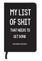 List of Shit Notebook BLACK