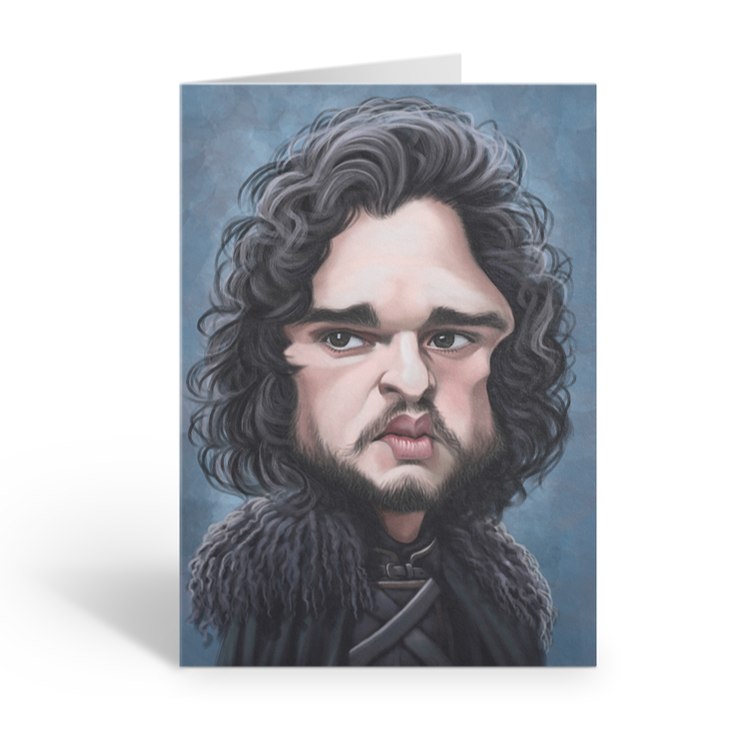 Jon Snow Loud Mouth Talking Card