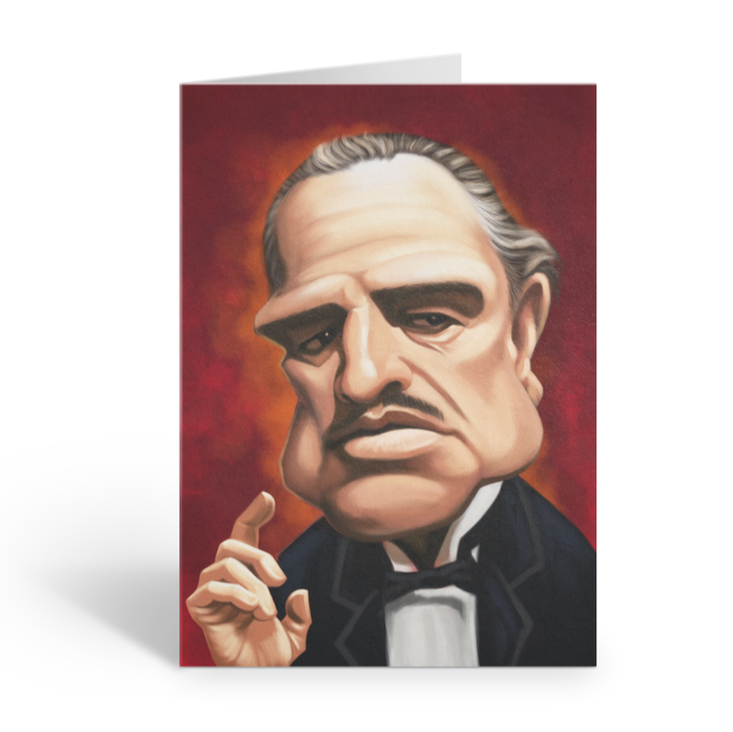 The Godfather Loud Mouth Talking Card