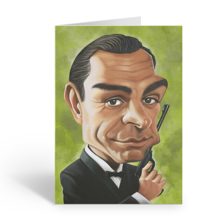 Sean Connery Loud Mouth Talking Card