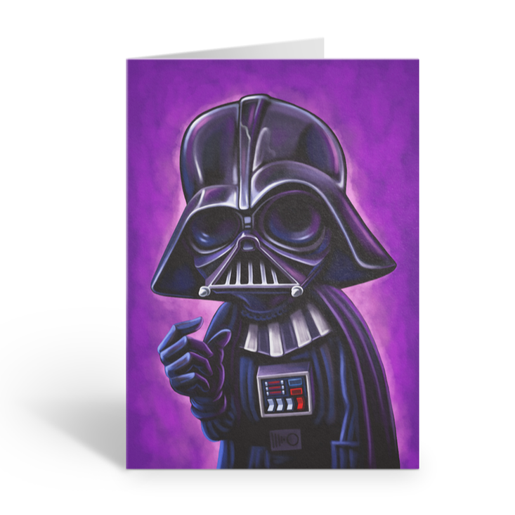 Darth Vadar Loud Mouth Talking Card