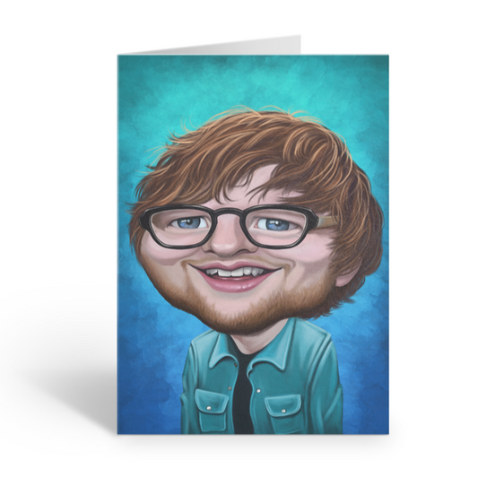 Ed Sheeran Loud Mouth Talking Card