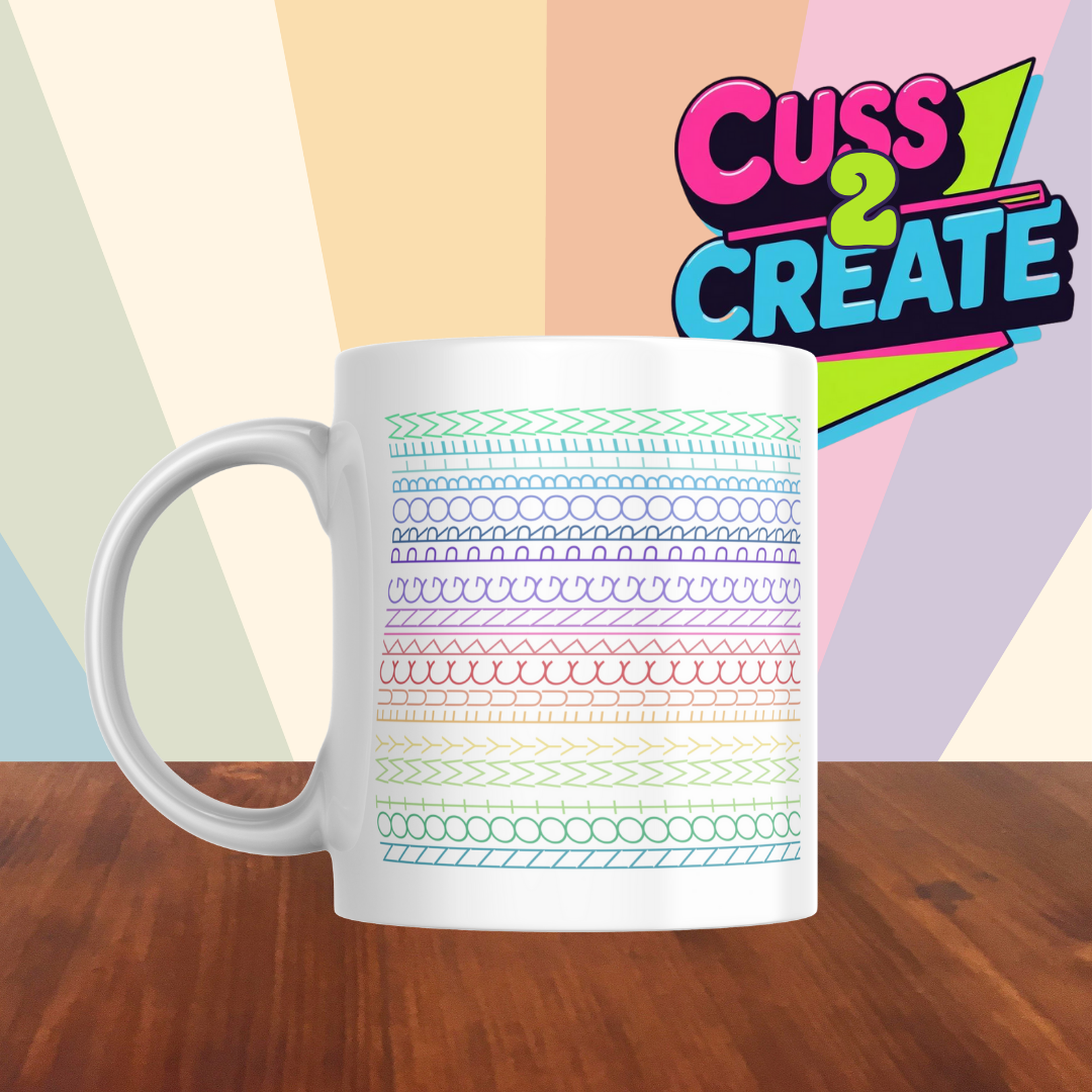 Not My Fucking Problem Tyre Tread Mug