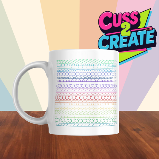 Not My Fucking Problem Tyre Tread Mug