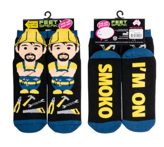 I'm on Smoko Grip Socks